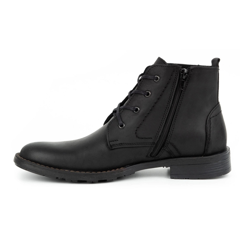 Polbut Chaussures cuir homme isolées C20F noir 1