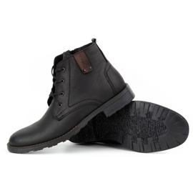 Polbut Chaussures cuir homme isolées C20F noir le noir 4