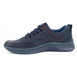 KOMODO Chaussures cuir homme Sport 922K bleu marine 1