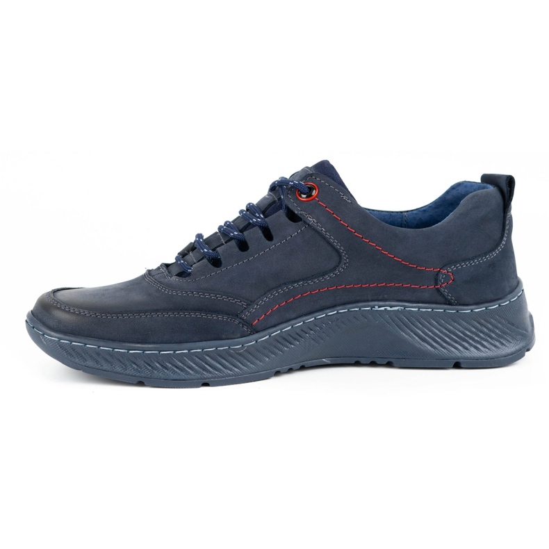 KOMODO Chaussures cuir homme Sport 922K bleu marine 1