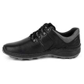 Olivier Chaussures trekking homme cuir 890MA noir le noir 1