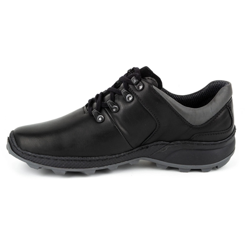 Olivier Chaussures trekking homme cuir 890MA noir 1