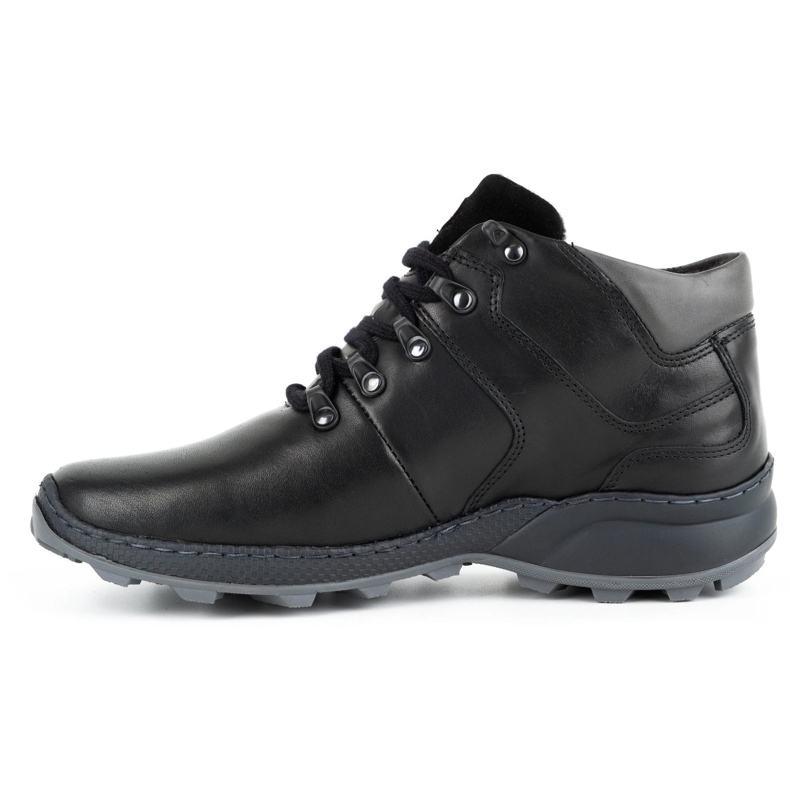 Olivier Chaussures cuir homme isolées 895MA noir 1