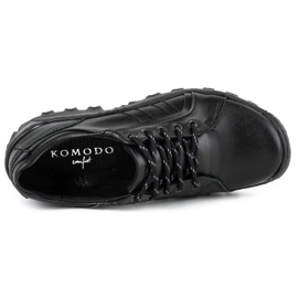 KOMODO Chaussures trekking homme cuir 636 noir le noir 1 KOMODO Chaussures trekking homme cuir 636 noir le noir 1