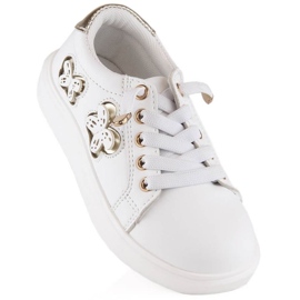 Miss Jr EVE420A chaussures de sport blanc blanche 1 Miss Jr EVE420A chaussures de sport blanc blanche 1