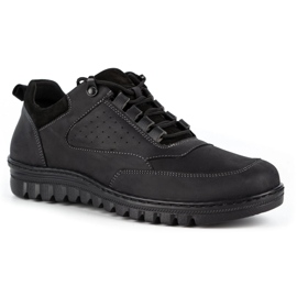 WASAK Chaussures décontractées en cuir pour hommes 0228W noir le noir 2
