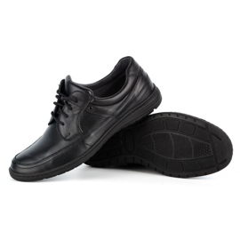 WASAK Chaussures décontractées en cuir pour hommes 0186W noir le noir 5