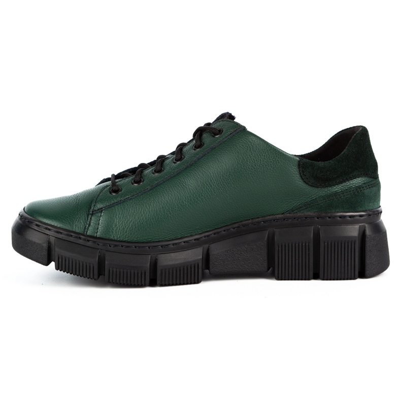 WASAK Chaussures femme baskets en cuir 0663W vert 1
