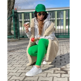 WASAK Chaussures femme baskets en cuir 0680W blanc 1