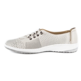 WASAK Chaussures femme sneakers en cuir 0625W blanc 1
