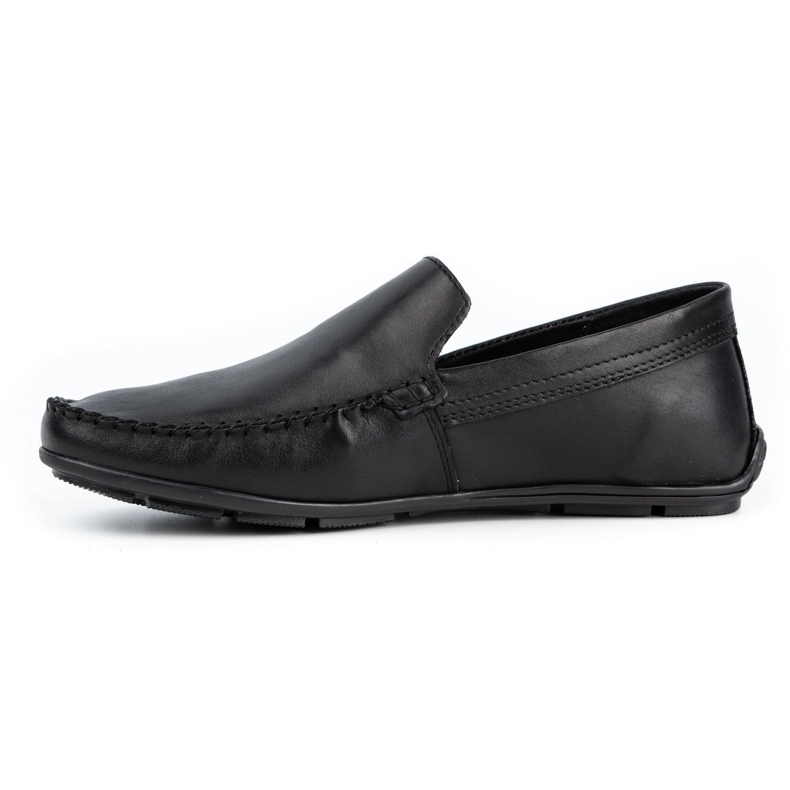 Olivier Mocassins cuir homme 085KNT grain noir 1