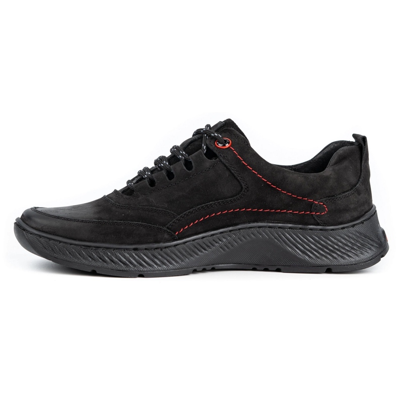 KOMODO Chaussures homme en cuir Sport 922K nubuck noir 1