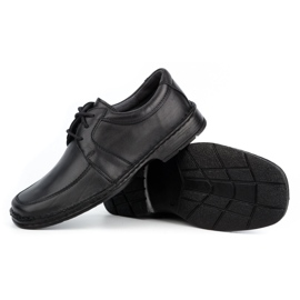 WASAK Chaussures décontractées en cuir pour hommes 0078W noir le noir 3