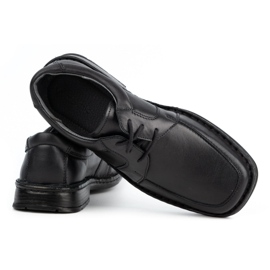 WASAK Chaussures décontractées en cuir pour hommes 0078W noir le noir 4