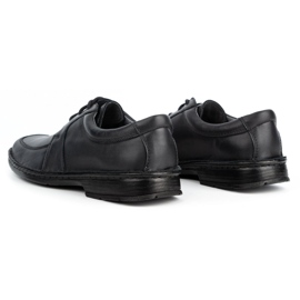 WASAK Chaussures décontractées en cuir pour hommes 0078W noir le noir 5