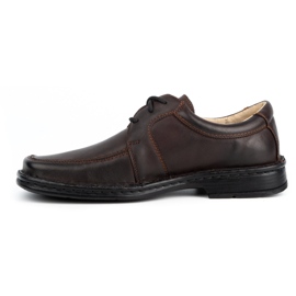 WASAK Chaussures décontractées en cuir pour hommes 0078W marron brun 1