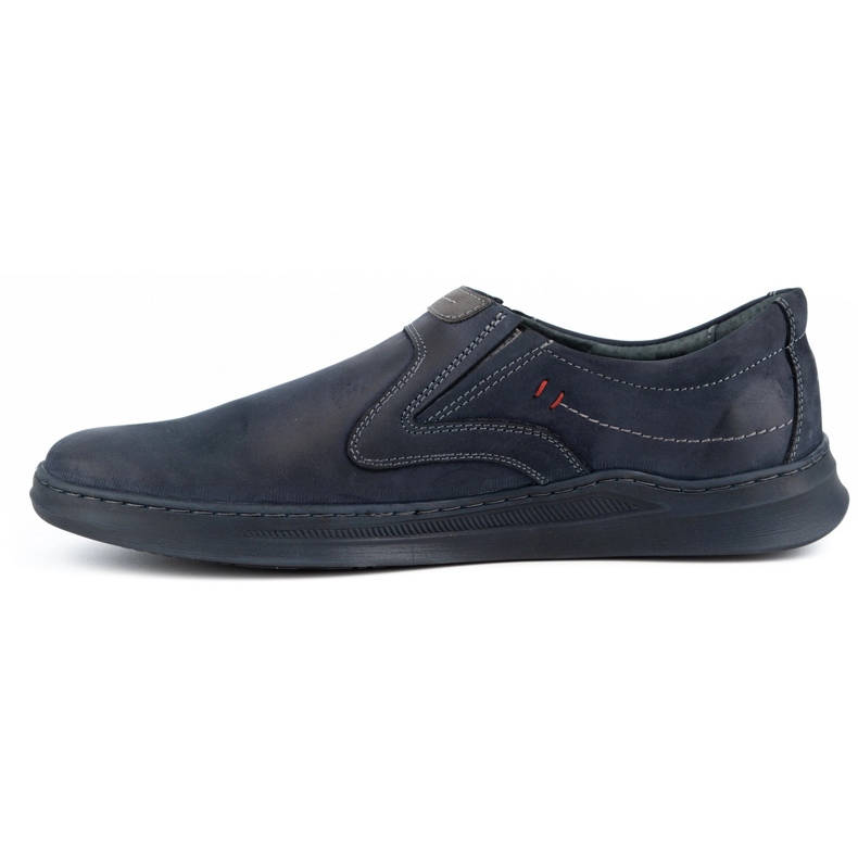 Olivier Mocassins casual homme cuir 284GT bleu marine 1