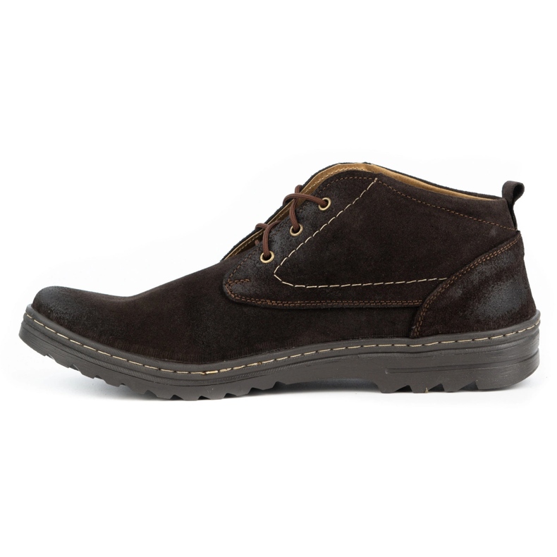 Olivier Chaussures décontractées en daim pour hommes 234GT marron brun 1