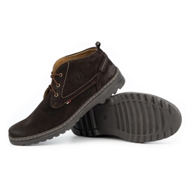 Olivier Chaussures décontractées en daim pour hommes 234GT marron brun 3