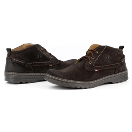 Olivier Chaussures décontractées en daim pour hommes 234GT marron brun 4