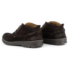 Olivier Chaussures décontractées en daim pour hommes 234GT marron brun 5