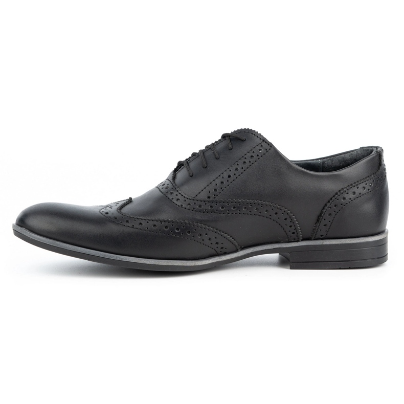 Olivier Chaussures habillées en cuir Brogues 306GT noir 1
