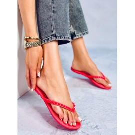 Tongs avec clous pyramidaux DD26 Red rouge 4