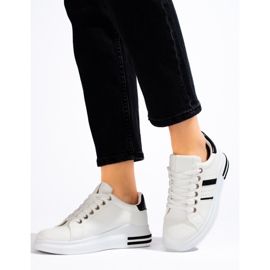 Chaussures de sport femme Shelovet blanches 1