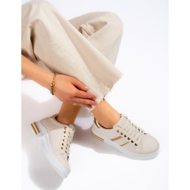 Chaussures de sport femme beige Shelovet 2