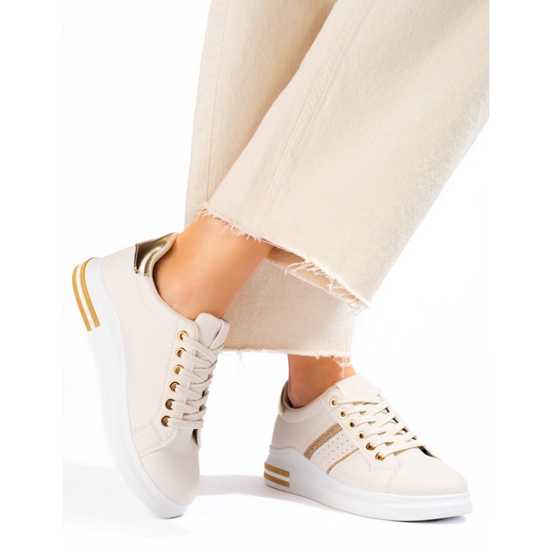 Chaussures de sport femme beige Shelovet 1