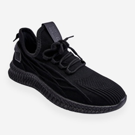 Baskets à enfiler pour hommes Big Star LL174336 Noir 1