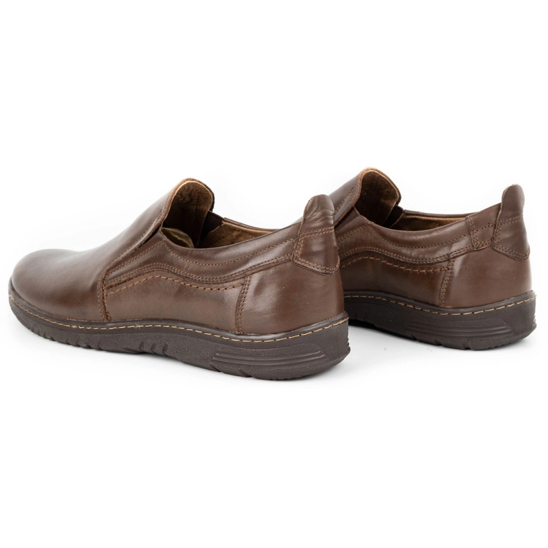 Olivier Mocassin homme en cuir 727MP marron brun 4