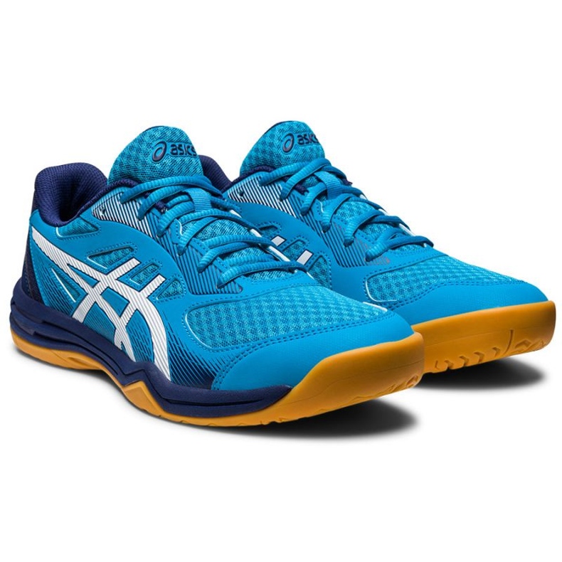 Asics Upcourt 5 M 1071A086 402 chaussures de volley-ball bleu bleu 3 Asics Upcourt 5 M 1071A086 402 chaussures de volley-ball bleu bleu 3
