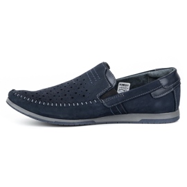 KOMODO Chaussures homme mocassins 876 été bleu marine 1