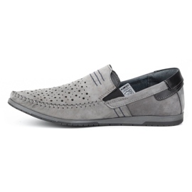 KOMODO Mocassin homme gris 876 chaussures d'été 1