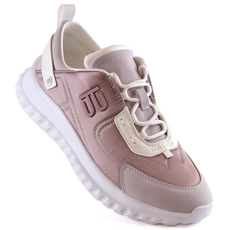 Bugatti Chaussures de sport confortables pour femmes sur la plateforme Bagatti LL293057 rose 1