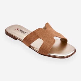Seastar Chaussons Classiques en Daim pour Femme Beige Evana 9