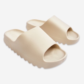 PS1 Chaussons Plateformes Tendance Beige Clair Estella 1