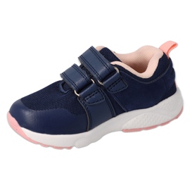 Chaussures pour enfants Befado 516X250 bleu marine rose 1