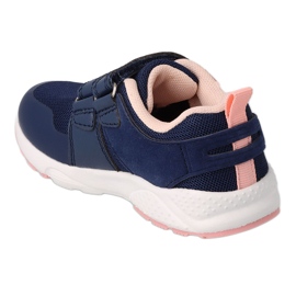 Chaussures pour enfants Befado 516X250 bleu marine rose 3