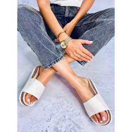 Chaussons liège femme Stoner Beige 2