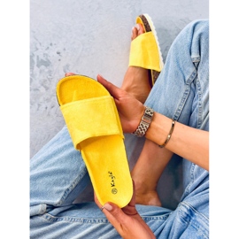 BM Chaussons en liège pour femme Stoner Yellow jaune 5