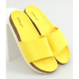 BM Chaussons en liège pour femme Stoner Yellow jaune 3