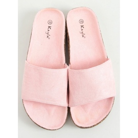 BM Chaussons en liège femme Stoner Rose 1