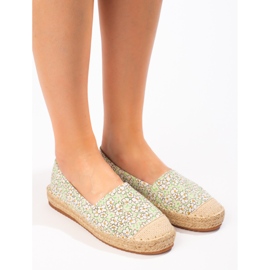 SHELOVET Espadrilles femme multicolore vert 3