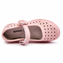 PA1 Ballerines Enfant Ajourées Rose Lenna 2