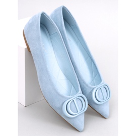Arte Ballerines bleues à bout en amande 1