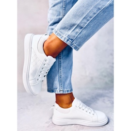 BM Baskets Keeler blanches pour femme 1