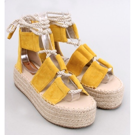 BM Sandales espadrilles Rivera Jaune 1