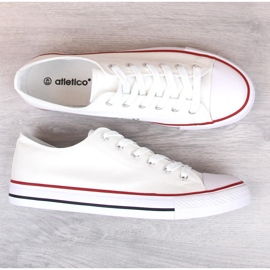 Baskets basses Atletico blanches pour homme 2